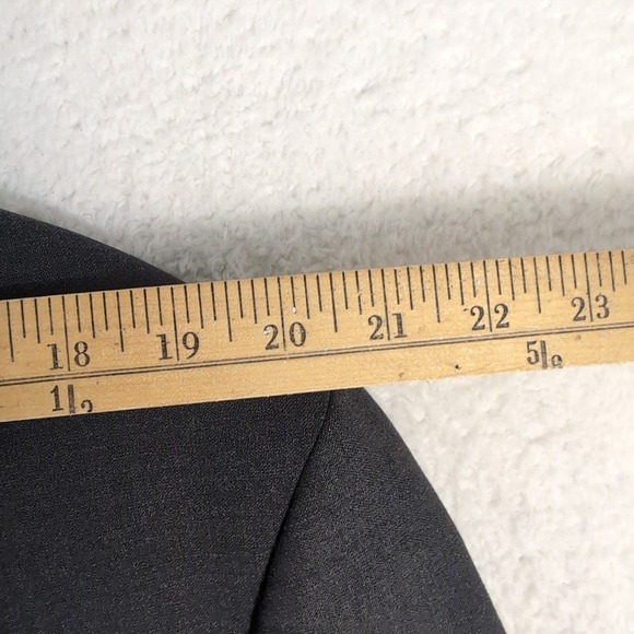 Brooks Brothers Blazer Men's 46 L Dark Gray Wool Brooksease 2 Button Stretch - Picture 4 of 8